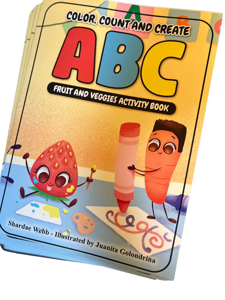 Color, Count and Create ABC Activity Book
