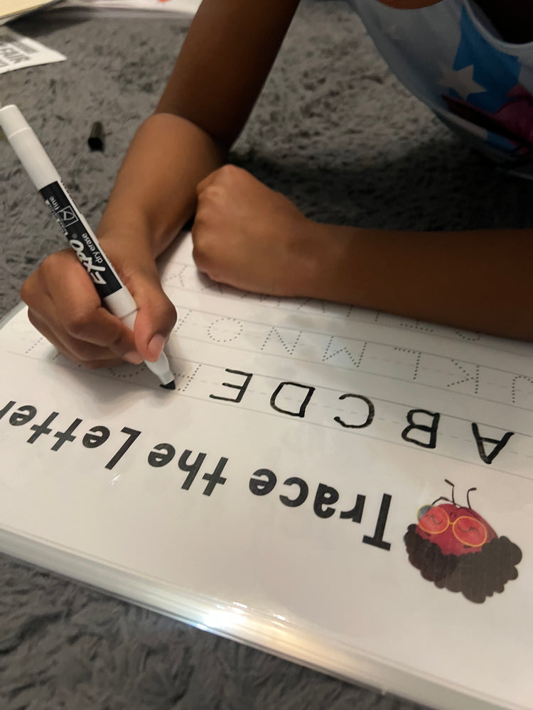 Write, Wipe, and Learn: Fruit & Veggie Alphabet Workbook